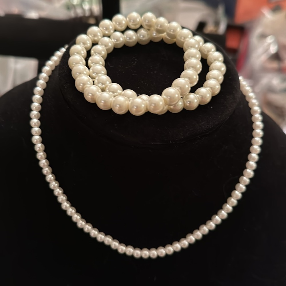 Lot of nautical faux, pearls jewelry - Picture 2 of 7